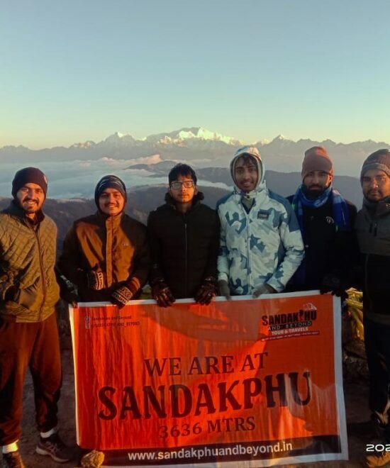 Successful Sandakphu summit with a stunning sunset view of Kanchenjunga